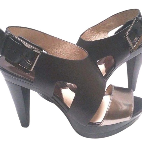 carla leather platform block heel sandals